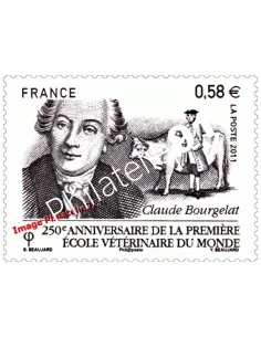 Timbre français autoadhésif d'entreprise - École Vétérinaire de Lyon