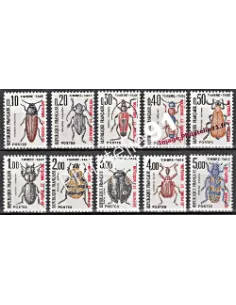 Timbres Taxe de SAINT PIERRE ET MIQUELON - Série compète neuve  n°  82 à 91 - Insectes