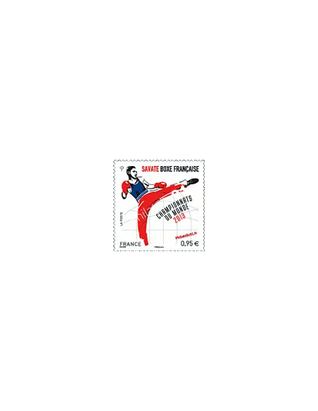 Timbre de France n° 4831. Savate boxe française - Championnat du monde 2013