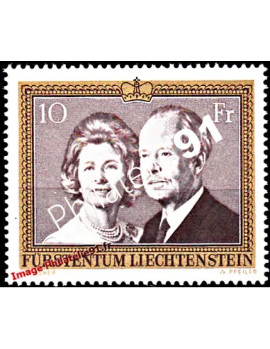 Timbre du LIECHTENSTEIN n° 557 - Thématique : Personnalités