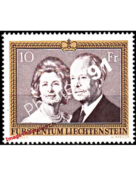 Timbre du LIECHTENSTEIN n° 557 - Thématique : Personnalités