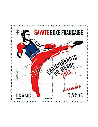 Timbre de France n° 4831. Savate boxe française - Championnat du monde 2013