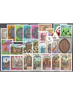 Timbres du Luxembourg - Année complète neuve 1986.