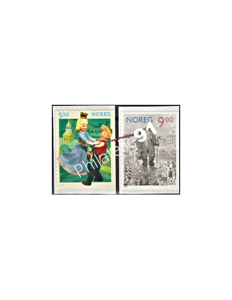 Timbres de Norvège n° 1375 à 1376. Série complète neuve auto-adhésifs. Thématique : CONTES