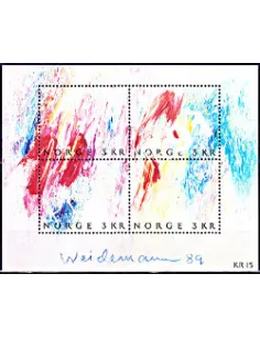 Timbres de Norvège - BF n° 12 - ART