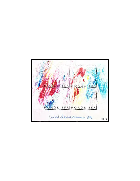 Timbres de Norvège - BF n° 12 - ART