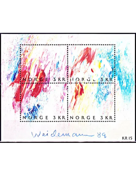 Timbres de Norvège - BF n° 12 - ART