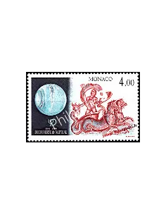 Timbre de MONACO n° 2066 - Découverte de la Planète Neptune