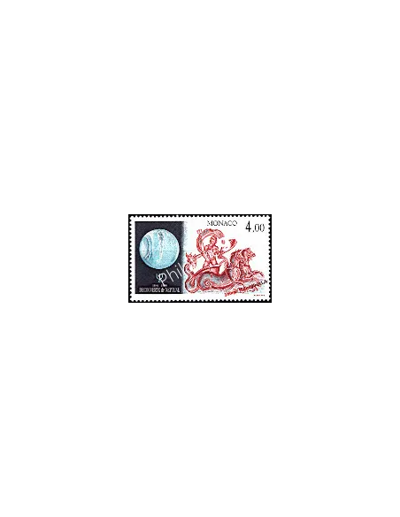 Timbre de MONACO n° 2066 - Découverte de la Planète Neptune