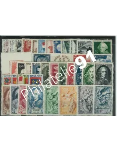 Année complète de timbres de France de 1949, collection Timbres France