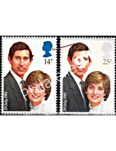 timbres neufs de Grande-Bretagne - Thématique : Diana