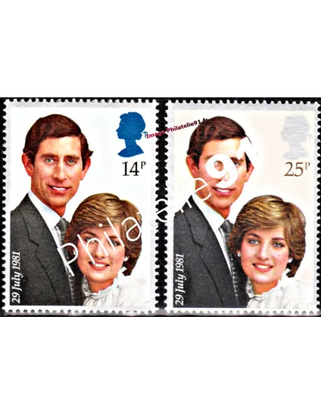 timbres neufs de Grande-Bretagne - Thématique : Diana