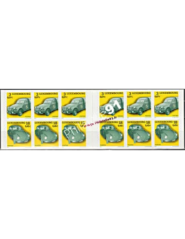Carnet de Timbres du Luxembourg n° 1487  - Voitures Postales