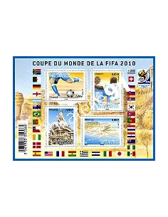 Timbre n° 4481 à 4484 (F4481) Coupe du monde de Football 2010