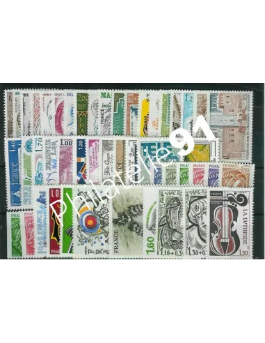 Année complète de timbres de France - 1978 - Neuve**