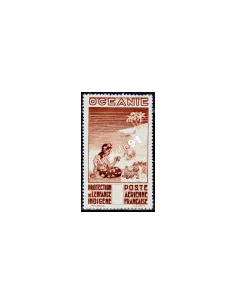 Timbre d'OCEANIE - PA n° 5a - signé