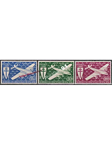 A.O.F. -  PA n°  1 à 3 - Série de Londres