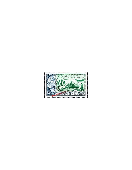CAMEROUN - PA n° 44 - Libération- timbre des colonies francaises.