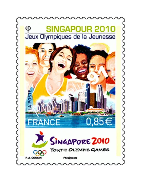 Timbre n° 4491 - -Singapour 2010- - J.O. de la jeunesse