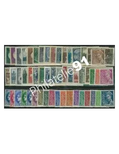Année complète de France 1938 - Timbres neufs