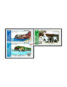 Timbres des Comores PA n° 62 à 64, timbres des colonies françaises