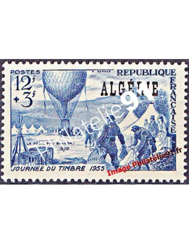 Timbre neuf d'Algérie n° 325 - ballon-poste