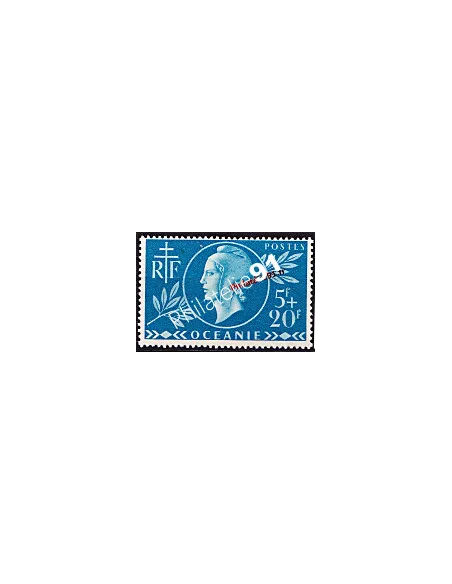 Timbre d’Océanie n°171,Entraide française, timbre des colonies française