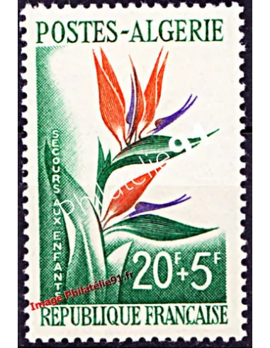 Timbre neuf d'Algérie n° 351 - Fleur