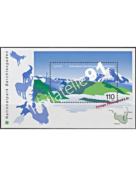 Timbres neufs d’Allemagne - RFA - BF n°  46.Thématique : arbres et Europa