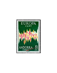 Timbre EUROPA d’Andorre ESPAGNOL - n° 64A - année 1972