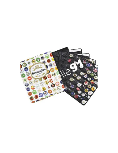 Matériel pour capsules de bière - Album GRANDE CHAMP + 5 feuilles COMPART