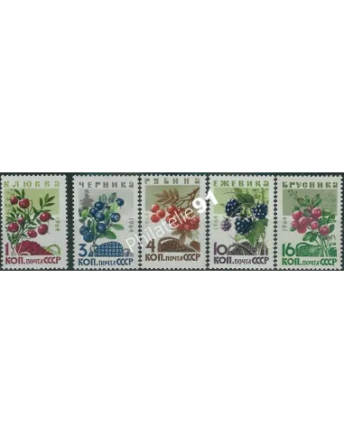 URSS - n° 2892 à 2896 - Fruits