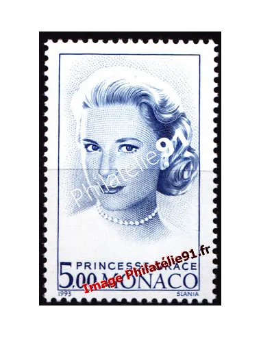 Timbre de MONACO n° 1871 - Hommage à Grace Kelly, Princesse de Monaco
