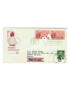 HAWAII - Lettre - Ananas