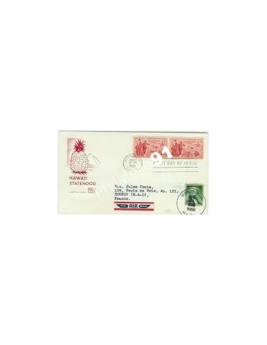 HAWAII - Lettre - Ananas