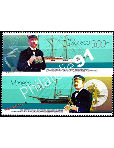 MONACO n° 2031-2032 - Portugal - Prince Albert - Timbres Monaco