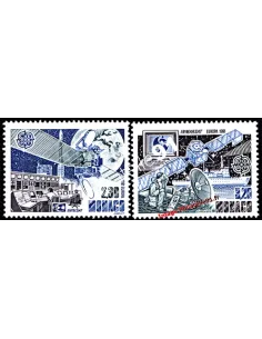 Timbres de MONACO n° 1768 et 1769 - Europa 1991 - L'Europe et l'espace