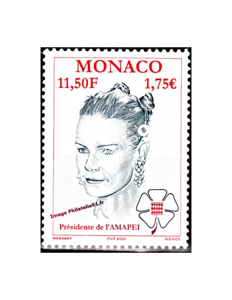 Timbre neuf de Monaco n° 2275 - Thématique : Personnages