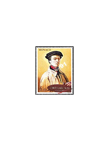 Timbres de MONACO n° 2068 - Jean-Baptiste Corot