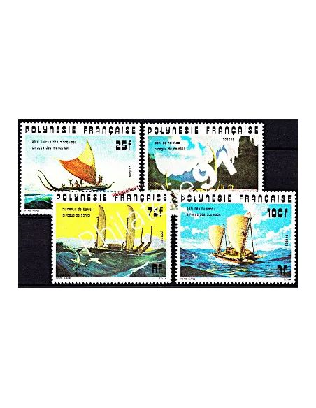 POLYNESIE - n°  111 à 114 ** - Thème bateaux