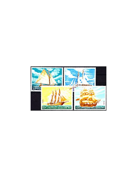 POLYNESIE - n°  115 à 118 ** - Thème bateaux