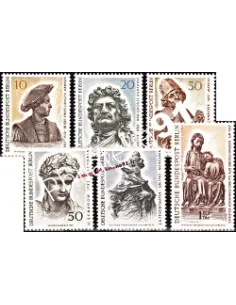 Timbres de BERLIN n° 278 à 283 - Thématique: ART