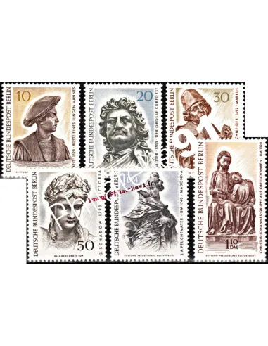 Timbres de BERLIN n° 278 à 283 - Thématique: ART