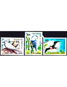 POLYNESIE - n°  156 à 158 - Thème Oiseaux