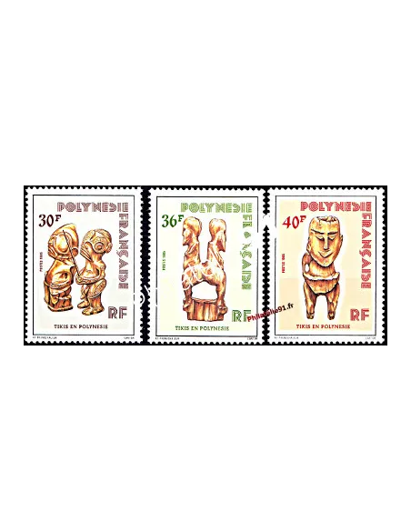 POLYNESIE - n°  227 à 229 - Thème Art