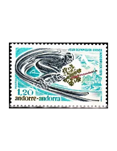Timbre neuf  d'Andorre Français- n°  251 - Thématique : Jeux olympique d'hiver