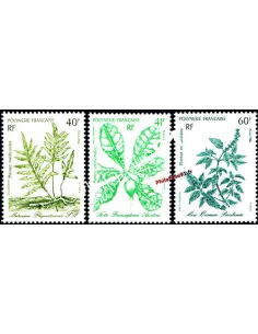 POLYNESIE - n°  268 à 270 - Thème plantes