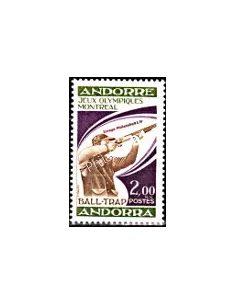 Timbre d'Andorre Français n° 255 - Thématique : Jeux olympiques