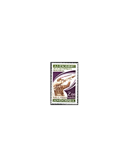 Timbre d'Andorre Français n° 255 - Thématique : Jeux olympiques