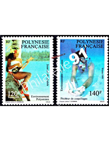 Timbres de POLYNESIE n°  331 à 332